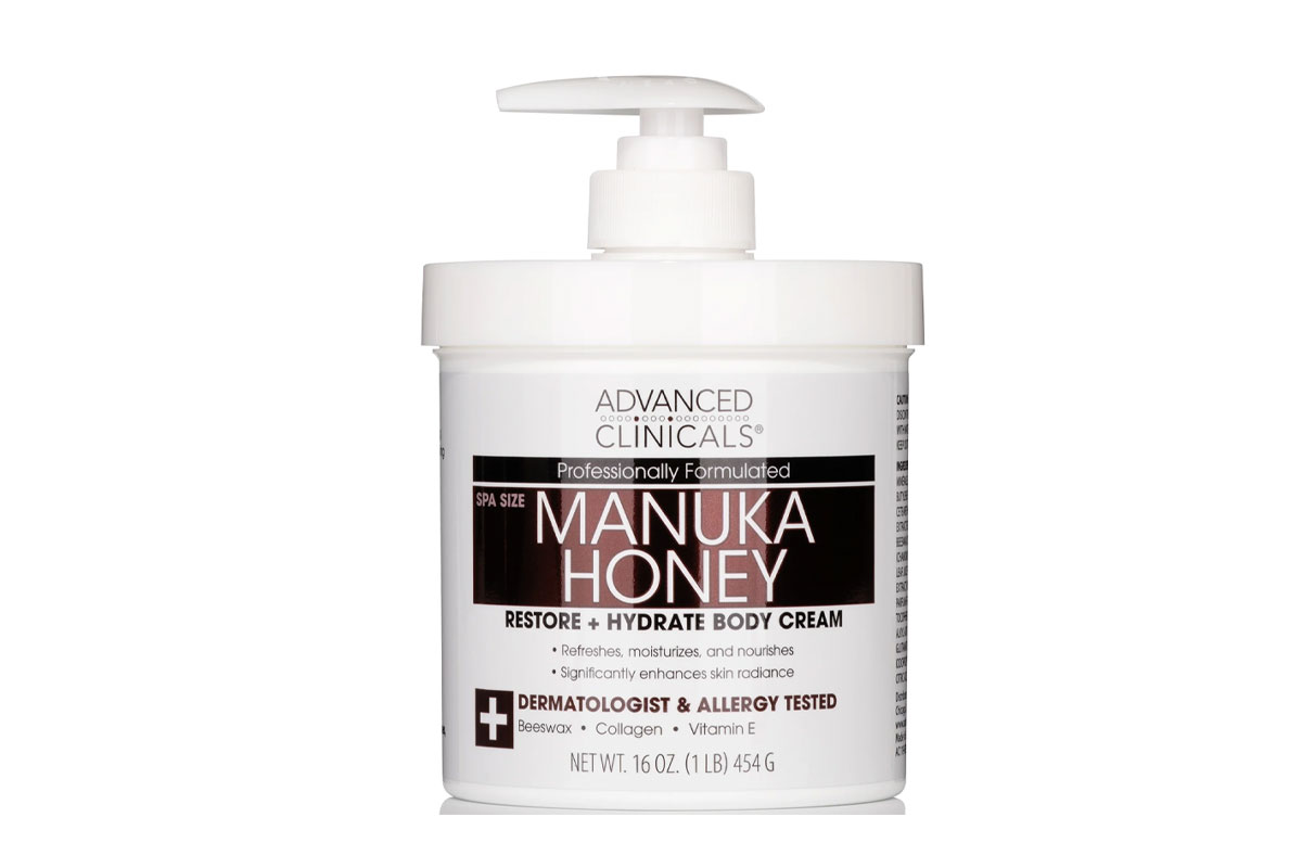 ADVANCED CLINICALS MANUKA HONEY BODY CREAM 454 GM - Milano Pharmacy