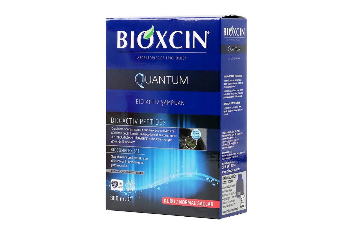 BIOXCIN QUANTUM BIO ACTIV SHAMPOO NORMAL DRY HAIR 300 ML - Milano Pharmacy