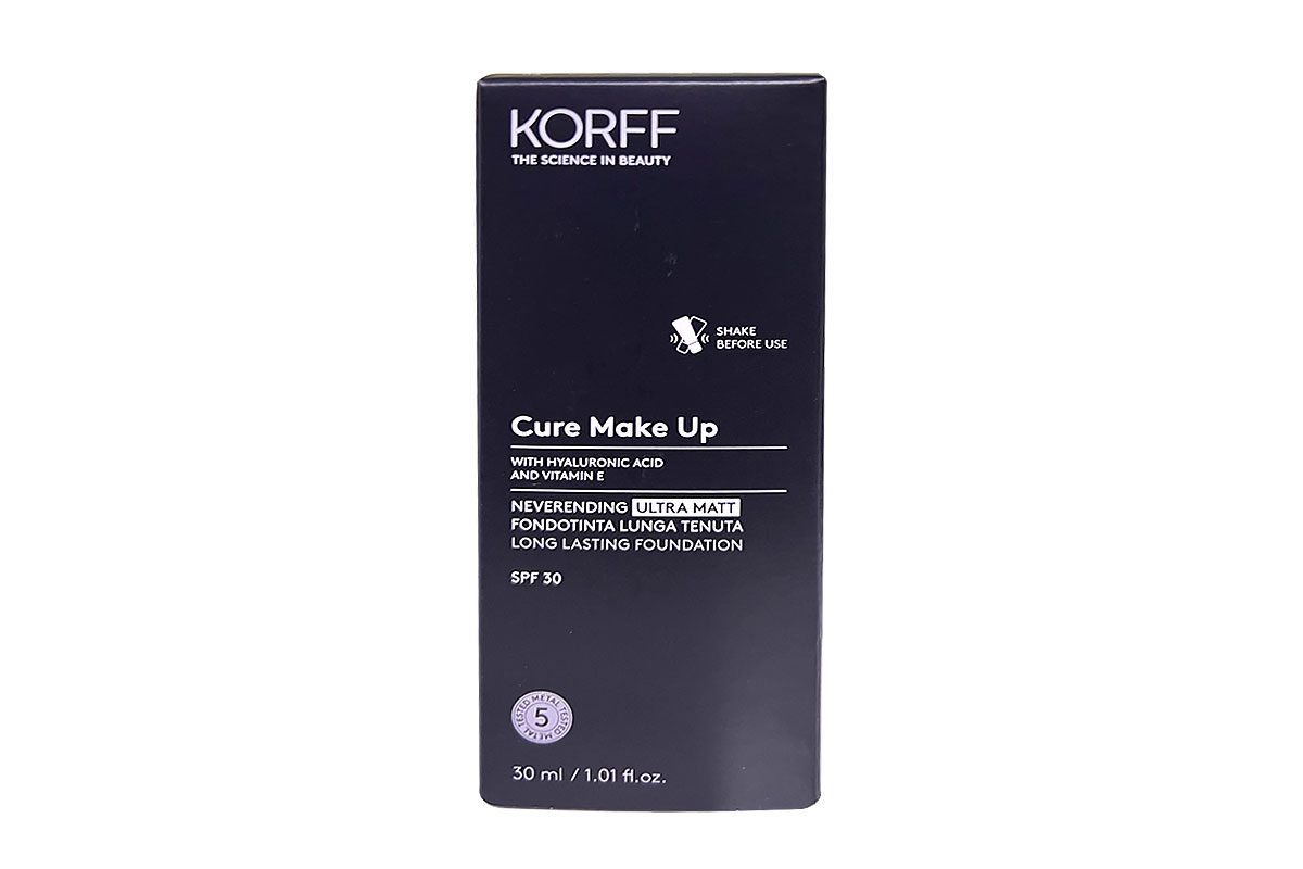 KORFF CURE MAKEUP LONG LASTING FOUNDATION SPF30 - 03 - 30 ML - Milano Pharmacy