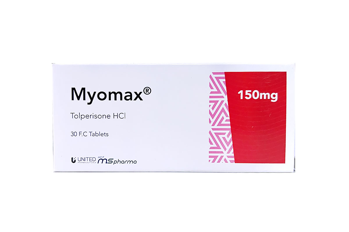 MYOMAX 150 MG 30 TABLETS - Milano Pharmacy