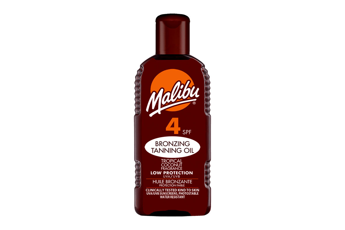 MALIBU BRONZING TANNING OIL WITH COCONUT SPF 4 200 ML - Milano Pharmacy