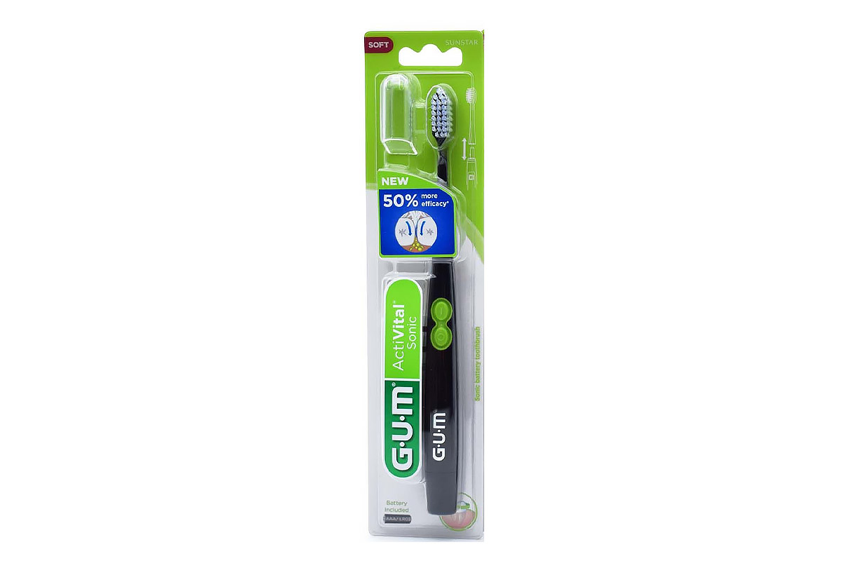 GUM ACTIVITAL SONIC POWER TOOTHBRUSH COLOR BLACK 4100 - Milano Pharmacy