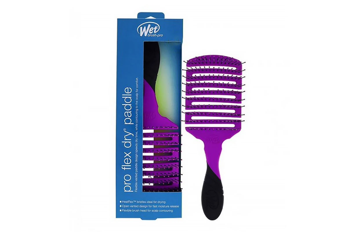 WET BRUSH PRO FLEX DRY PADDLE PURPLE BWP 831 - Milano Pharmacy