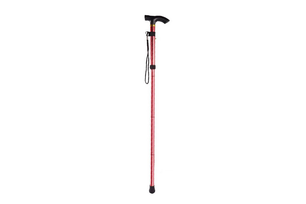 NOVALION FOLDING WALKING STICK RED - Milano Pharmacy