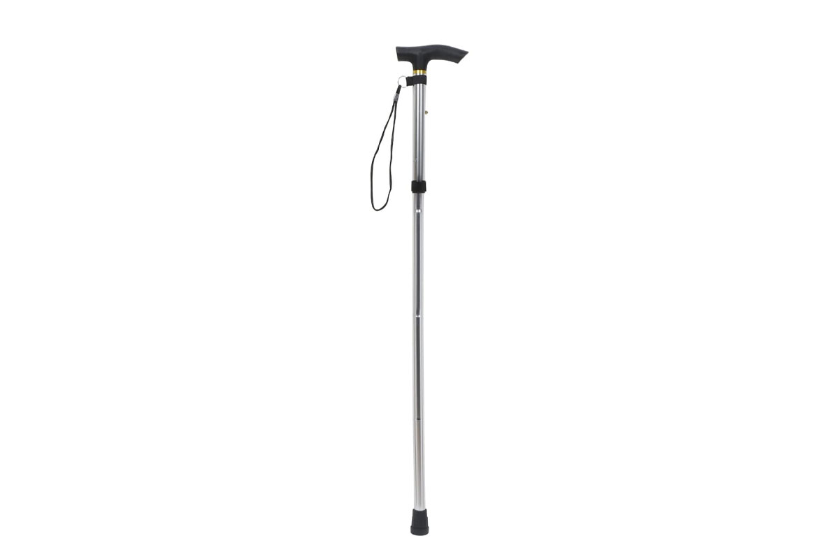 NOVALION FOLDING WALKING STICK SILVER - Milano Pharmacy