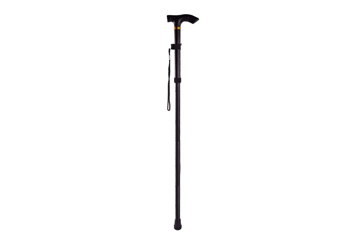 NOVALION FOLDING WALKING STICK BLACK - Milano Pharmacy