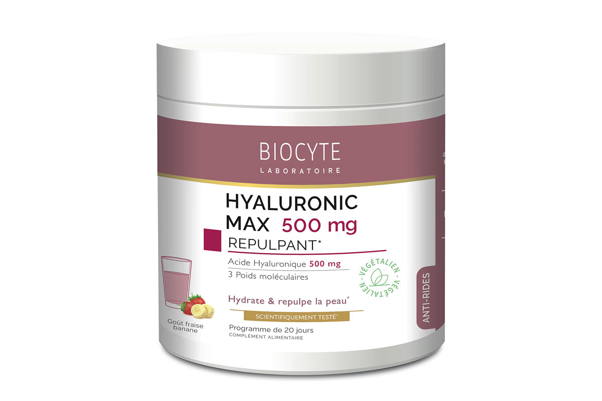 BIOCYTE HYALURONIC MAX  ANTI AGING STRAWBERRY AND BANANA 240 GM - Milano Pharmacy