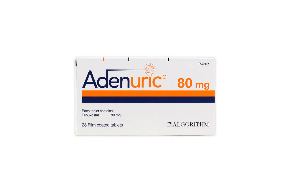 ADENURIC 80 MG 28 FILM COATED TABLETS - Milano Pharmacy