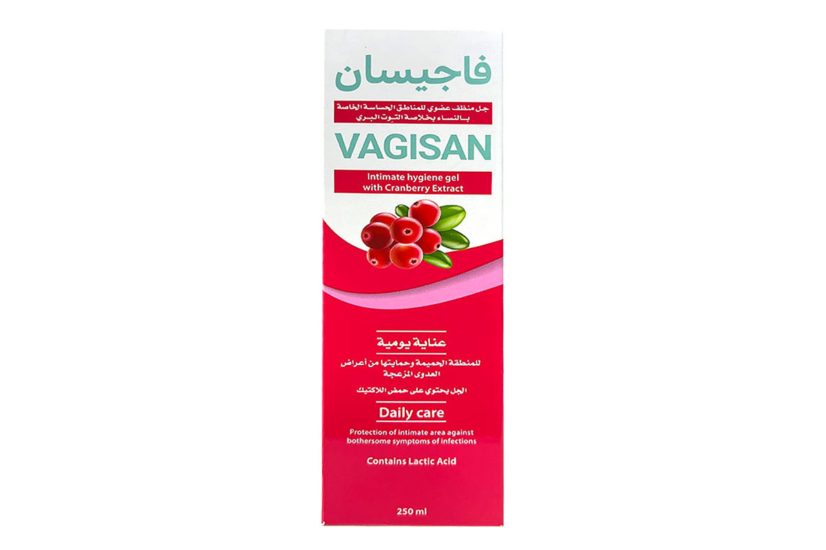 VAGISAN INTIMATE HYGIENE GEL WITH CRANBERRY EXTRACT 250 ML - Milano Pharmacy