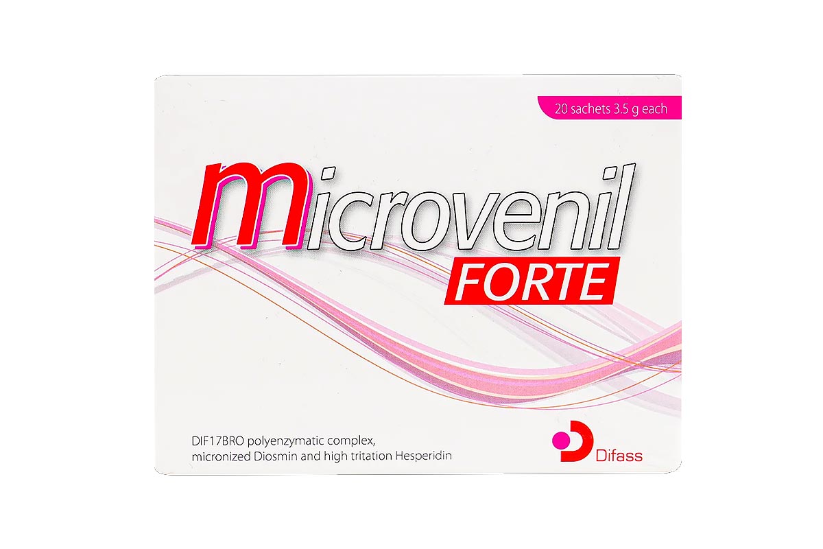 MICROVENIL FORTE 20 X 3.5 GM EACH SACHETS - Milano Pharmacy