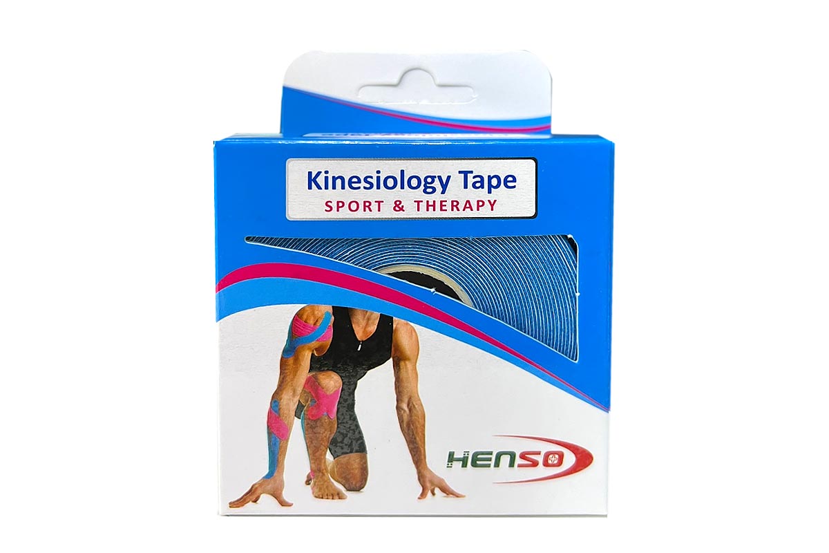 HENSO KINESIOLOGY TAPE ROLL COLOR BLUE 5 CM X 5 M - Milano Pharmacy
