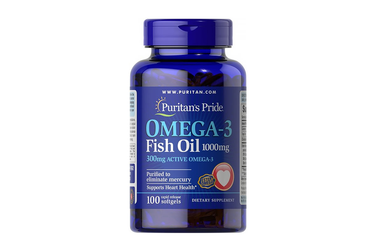 PURITANS PRIDE OMEGA-3 FISH OIL 1000 MG 100 SOFTGELS - Milano Pharmacy