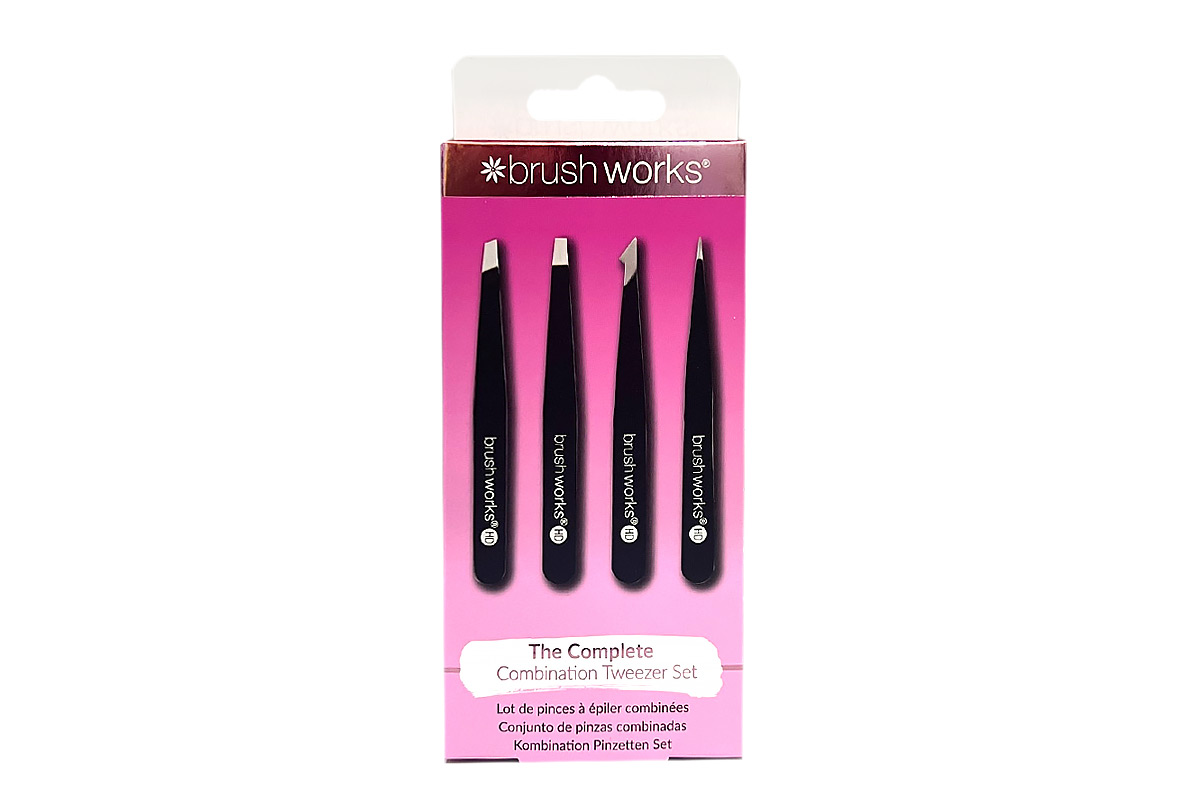 BRUSH WORKS THE COMPLETE COMBINATION TWEEZER SET - Milano Pharmacy