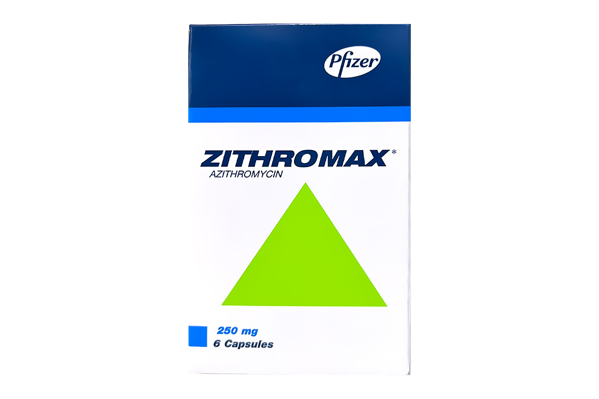 ZITHROMAX CAPSULES 250MG 6 CAP - Milano Pharmacy