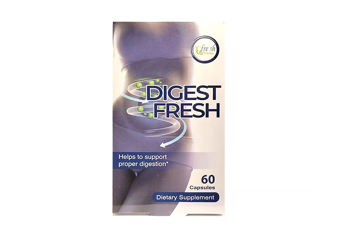 FRESH LIVING DIGEST FRESH 60 CAPSULES - Milano Pharmacy