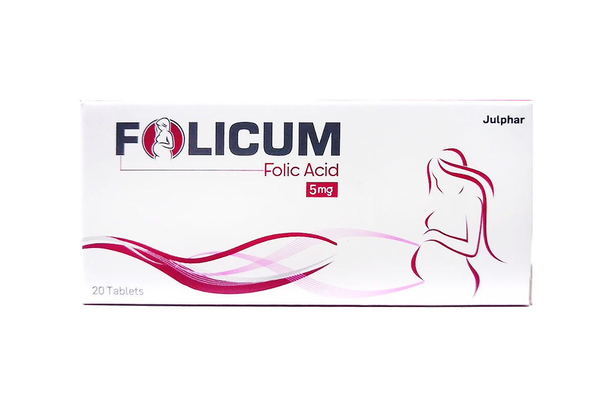 FOLICUM 5MG 20TAB - Milano Pharmacy