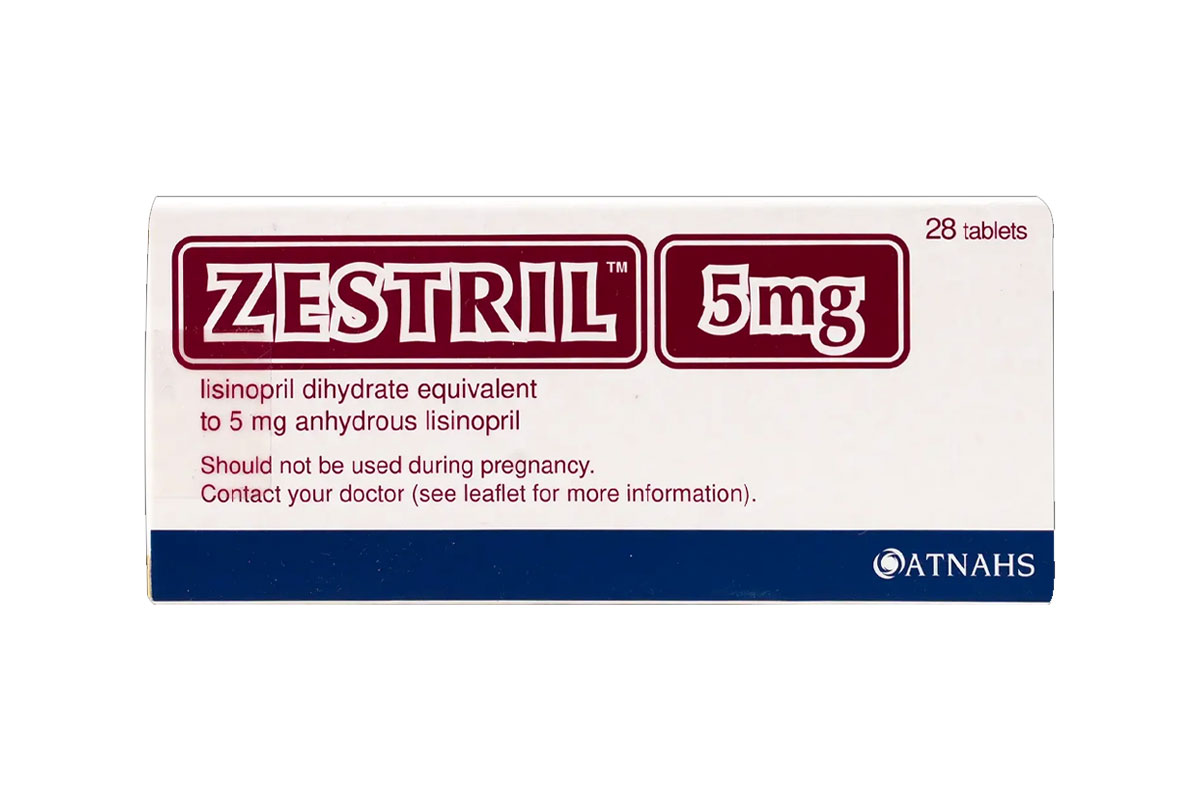 ZESTRIL 5 MG 28 TABLETS - Milano Pharmacy