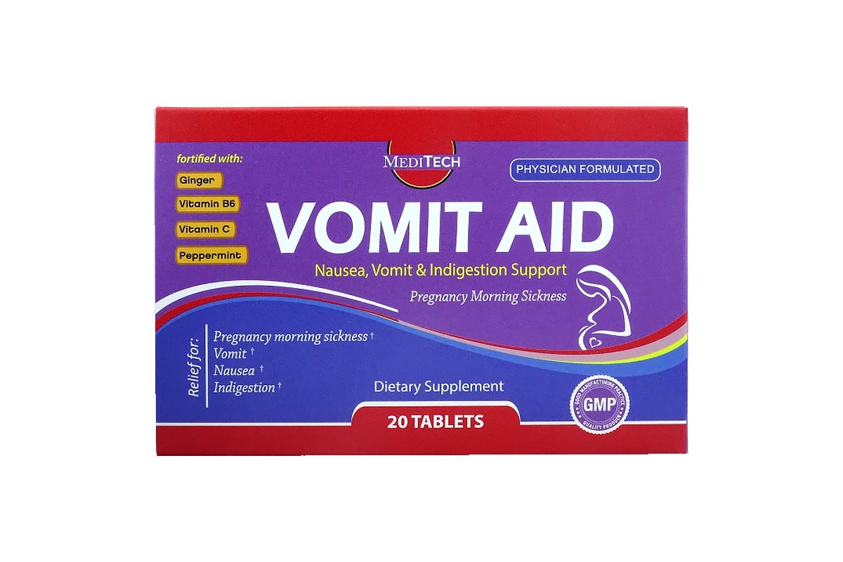 MEDITECH VOMIT AID 20 TABLETS - Milano Pharmacy