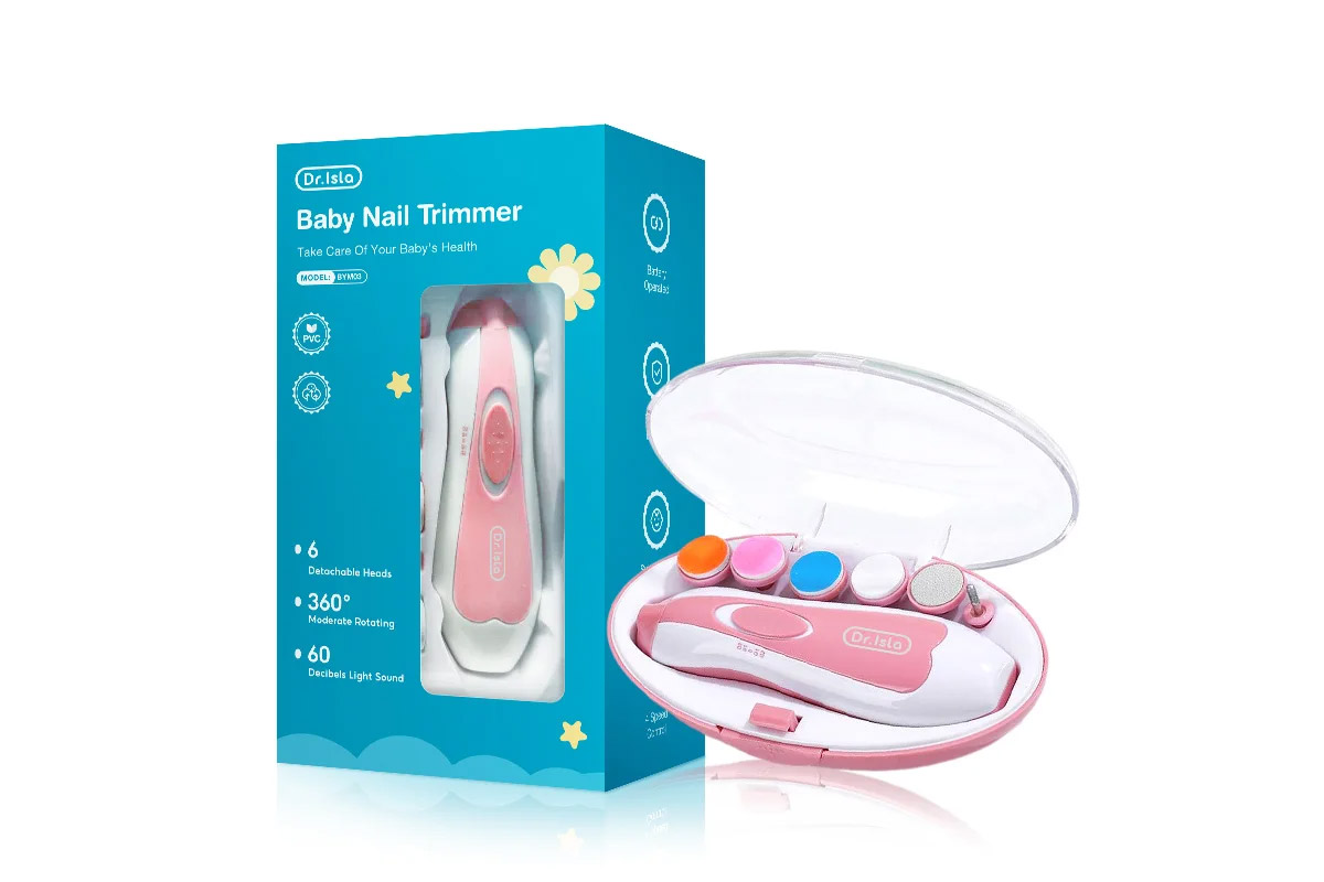 DR ISLA BABY NAIL TRIMMER COLOR PINK  0 PLUS MONTHS - Milano Pharmacy