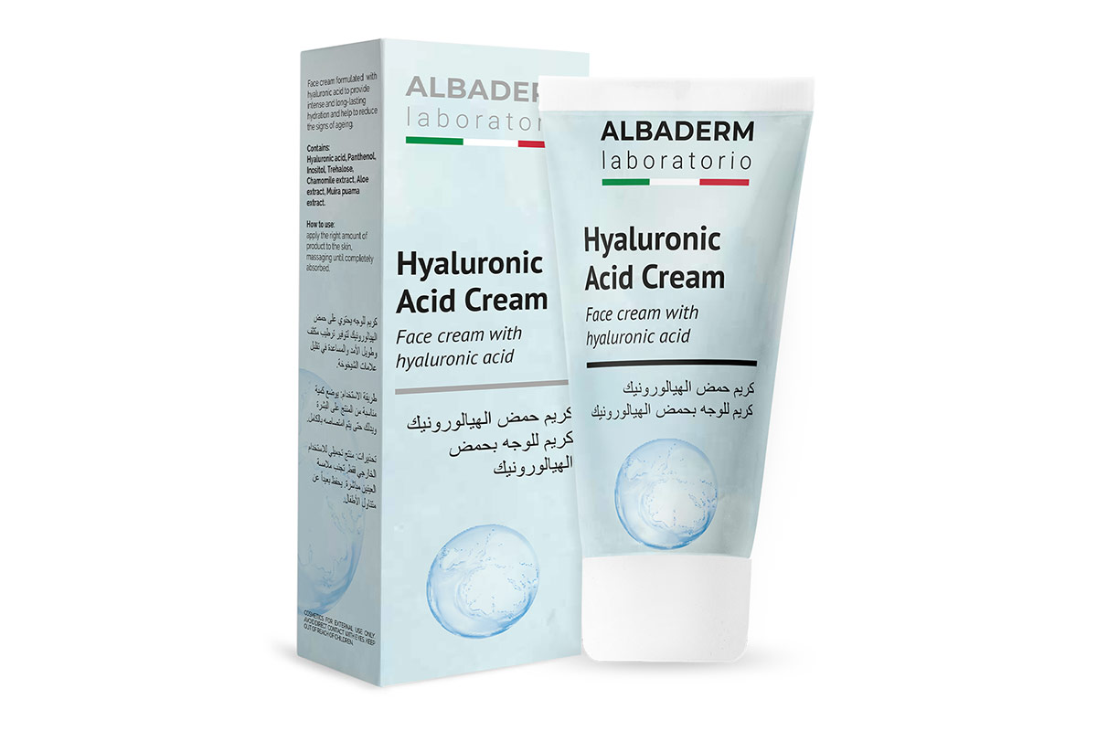 ALBADERM HYALURONIC ACID FACE CREAM 100 ML - Milano Pharmacy