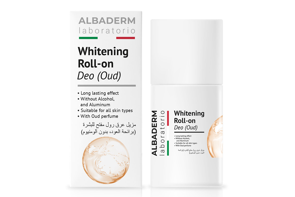 ALBADERM WHITENING ROLL ON DEO WITH OUD 50 ML - Milano Pharmacy