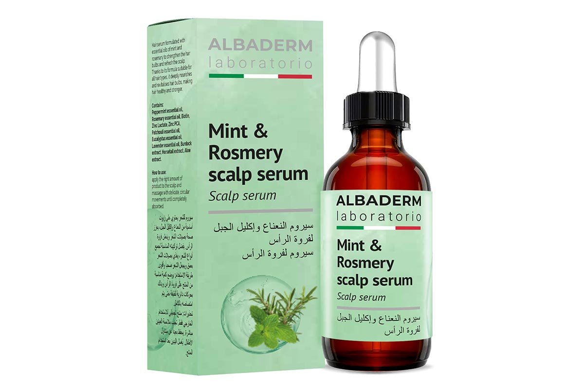 ALBADERM MINT AND ROSEMARY SCALP SERUM 50 ML - Milano Pharmacy