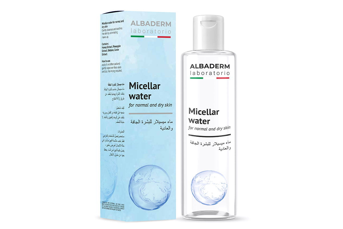 ALBADERM MICELLAR WATER FOR NORMAL AND DRY SKIN 250 ML - Milano Pharmacy
