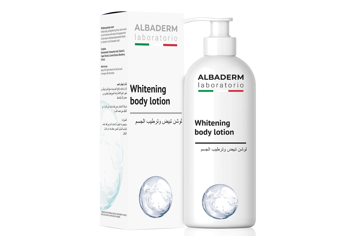 ALBADERM WHITENING BODY LOTION 500 ML - Milano Pharmacy