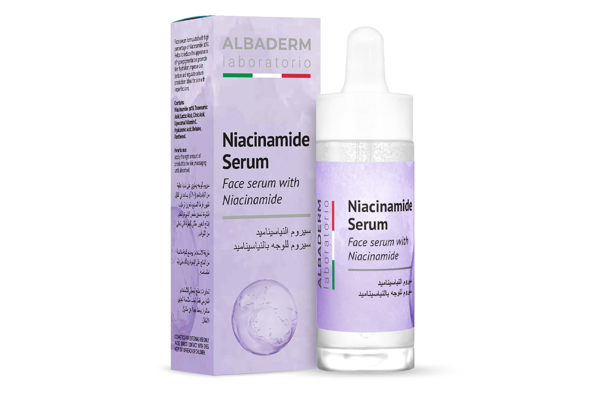 ALBADERM NIACINAMIDE FACE SERUM 30 ML - Milano Pharmacy