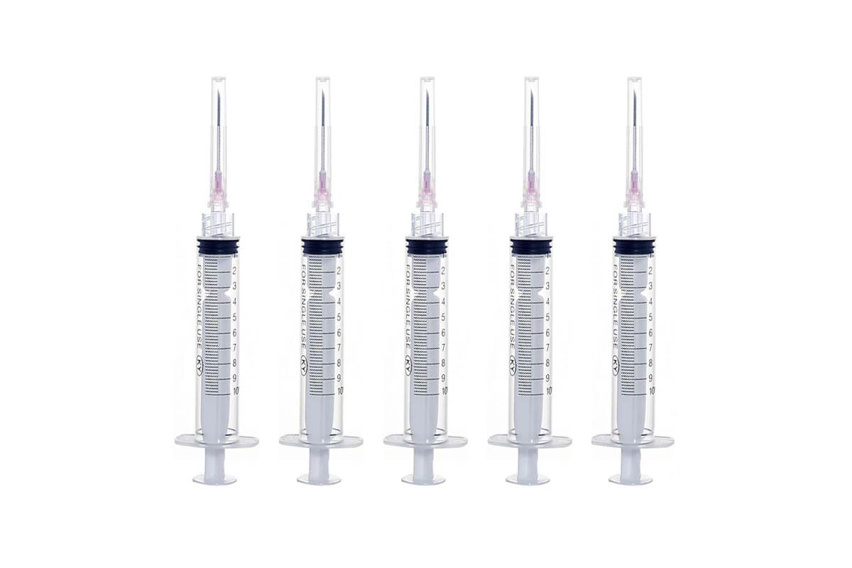 FOYOMED DISPOSABLE SYRINGE 10ML 23G 5 PCS - Milano Pharmacy