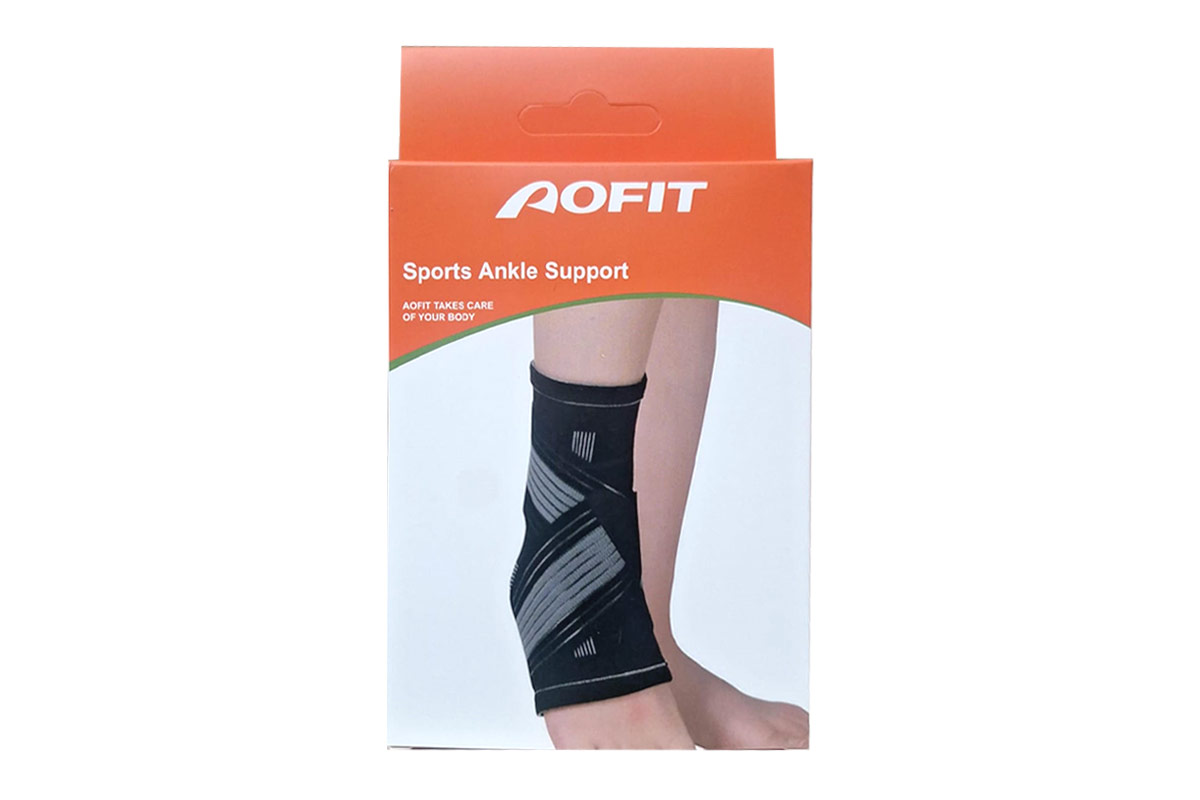 AOFIT SPORTS ANKLE SUPPORT ANTI SPRAIN AND ANKLE PROTECTION SIZE M 1 PCS - Milano Pharmacy