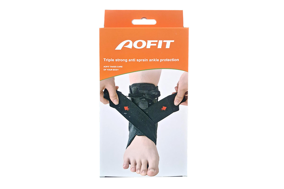 AOFIT TRIPLE STRONG ANTI SPRAIN ANKLE PROTECTION SIZE S 1 PCS - Milano Pharmacy