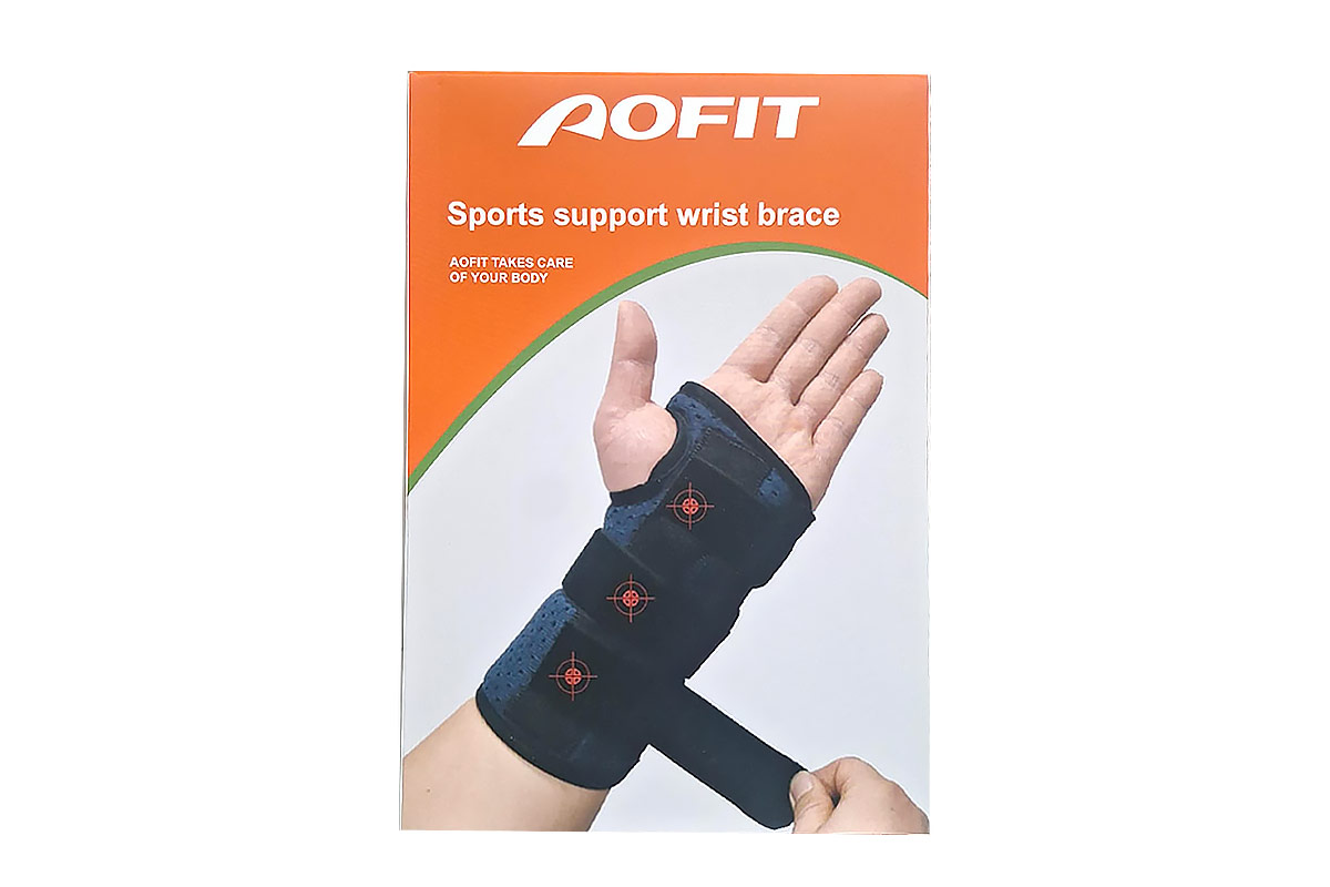 AOFIT SPORTS SUPPORT WRIST BRACE SIZE L 1 PCS - Milano Pharmacy