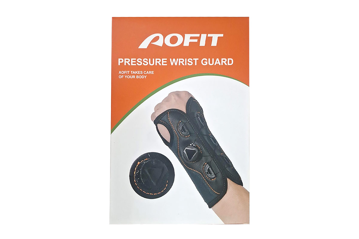 AOFIT PRESSURE WRIST GUARD FIXATION FREE SIZE BOTH HAND 1 PCS - Milano Pharmacy