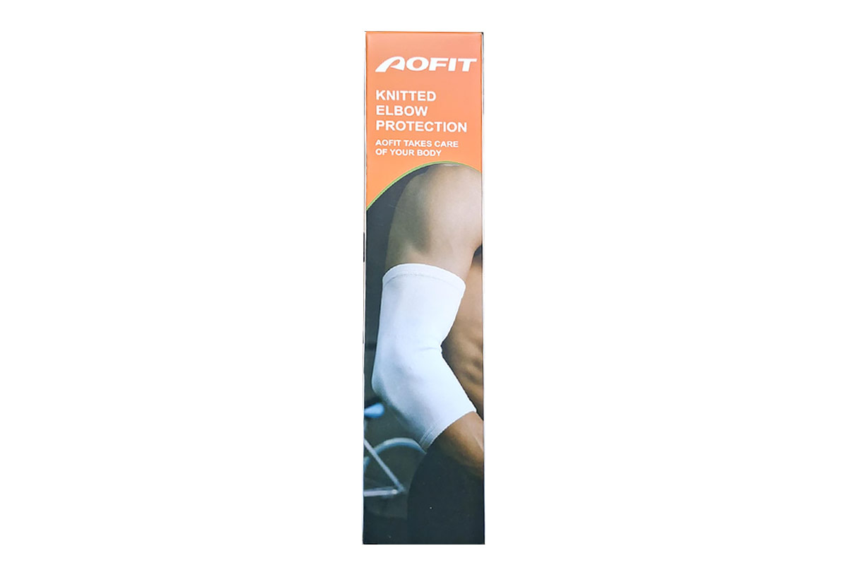 AOFIT KNITTED ELBOW PROTECTION SIZE XL COLOR WHITE 1 PCS - Milano Pharmacy