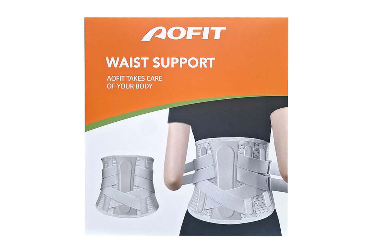 AOFIT WAIST SUPPORT ADJUSTABLE LUMBAR BRACE SIZE M - Milano Pharmacy