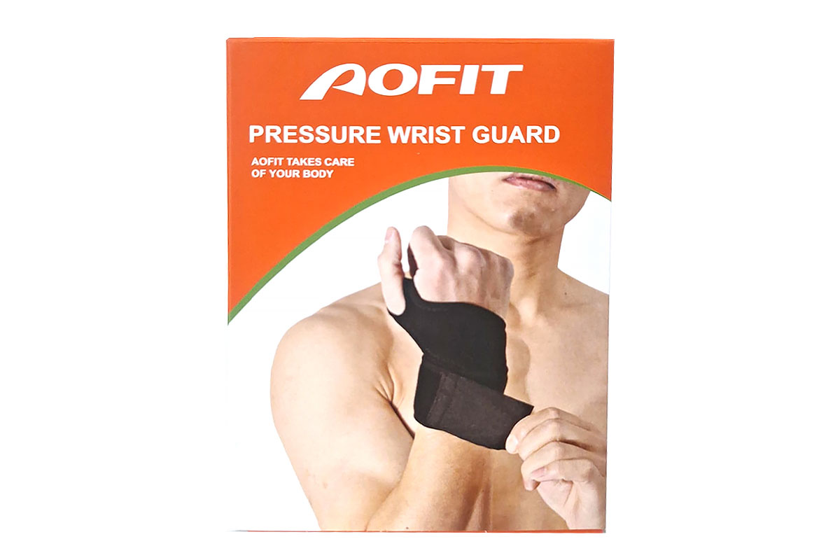 AOFIT PRESSURE WRIST GUARD HOOK AND LOOP BOTH HAND 1 PCS - Milano Pharmacy
