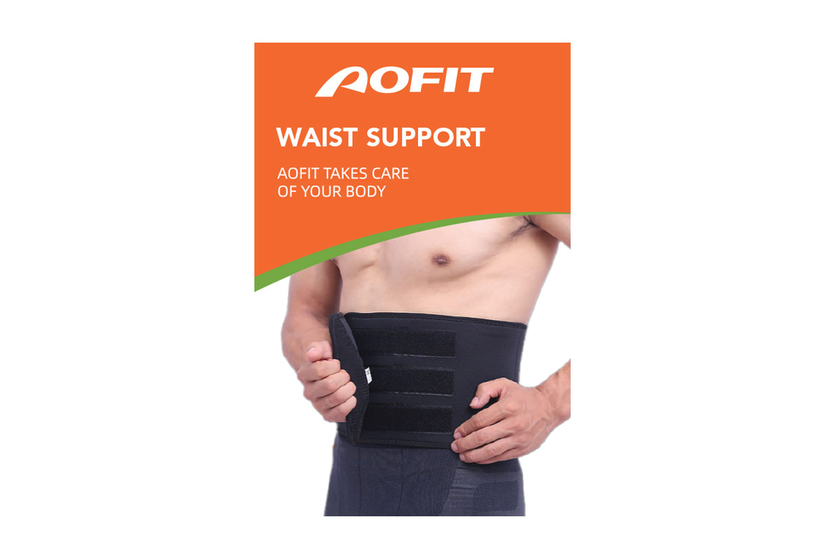 AOFIT WAIST SUPPORT ABDOMINAL BELT SIZE L - Milano Pharmacy