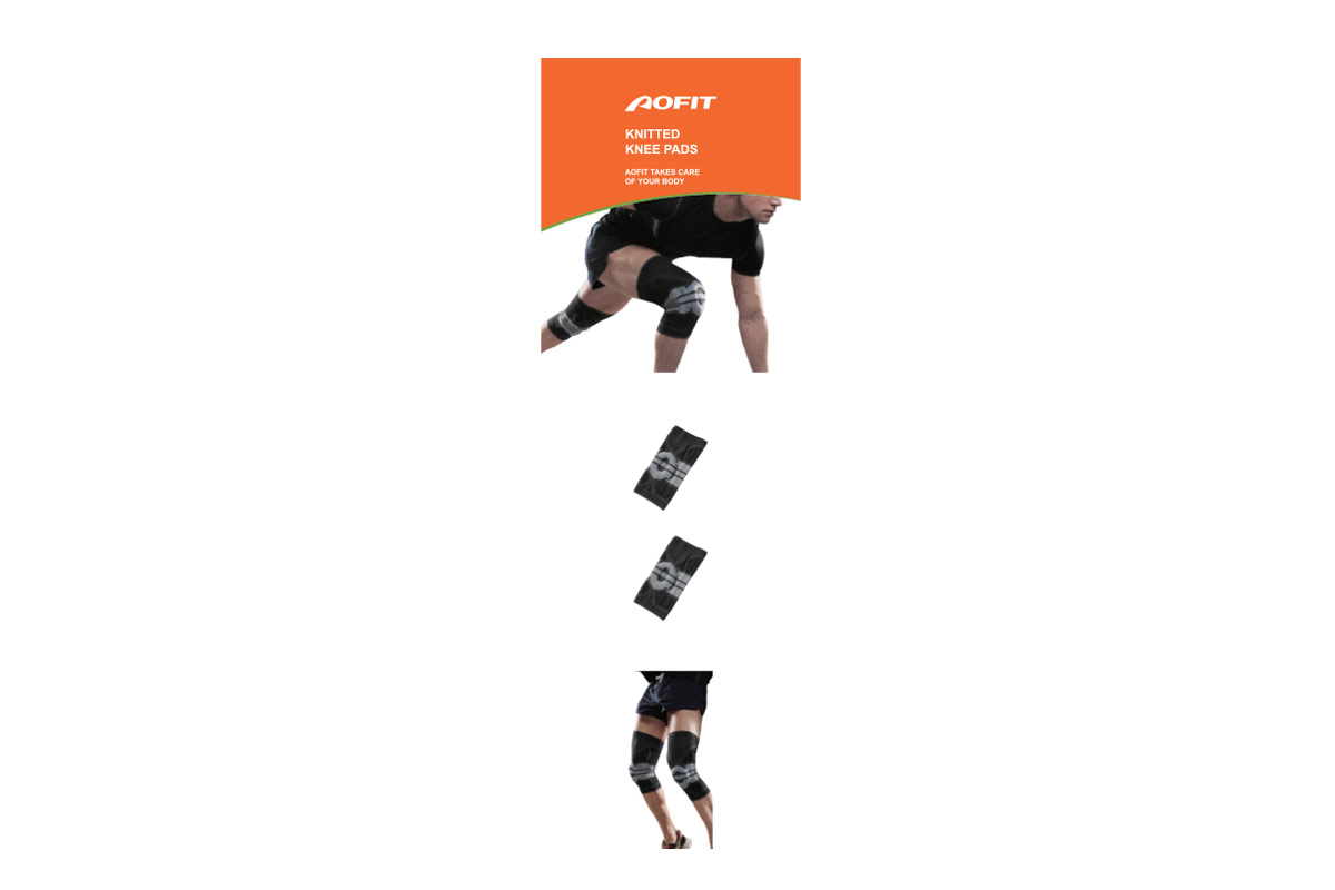 AOFIT KNITTED KNEE PADS KNEE JOINT SIZE L - Milano Pharmacy