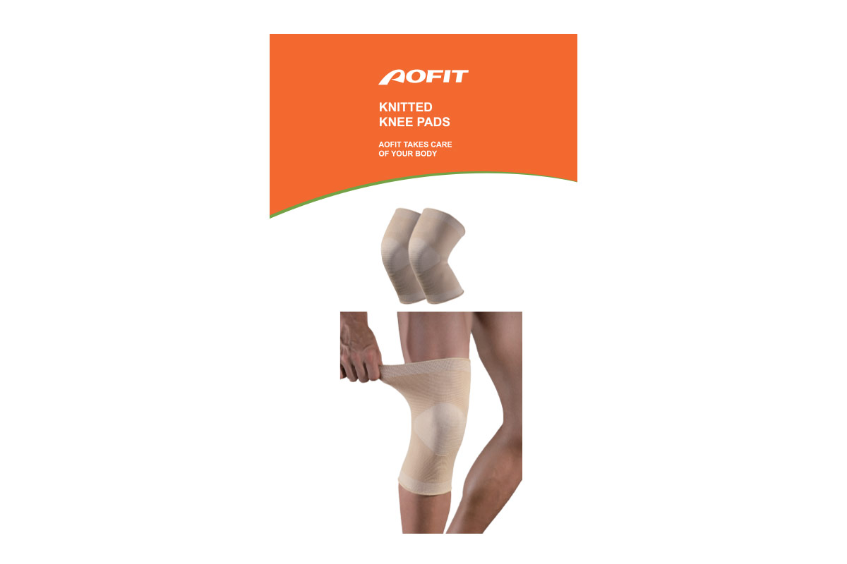 AOFIT KNITTED KNEE PADS ELASTIC SIZE M 1 PCS - Milano Pharmacy