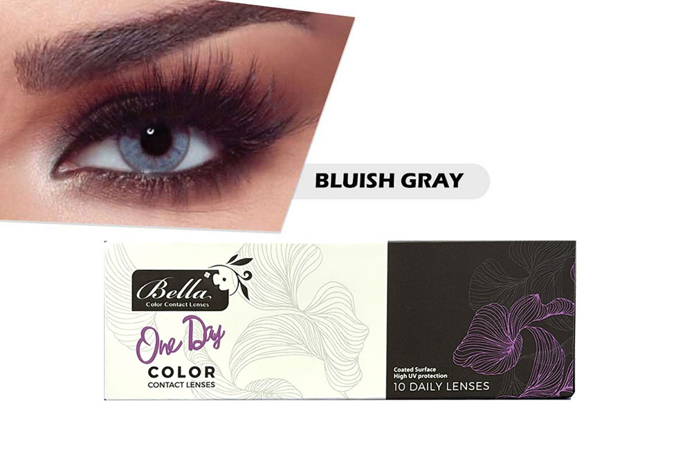 BELLA ONE DAY COLOR CONTACT LENSES BLUISH GRAY 10 PCS - Milano Pharmacy