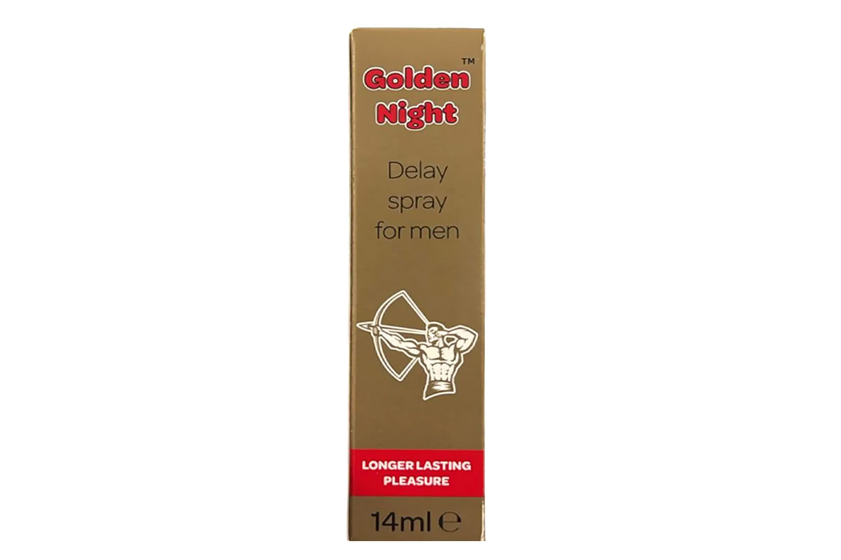 GOLDEN NIGHT DELAY SPRAY FOR MEN 14 ML - Milano Pharmacy