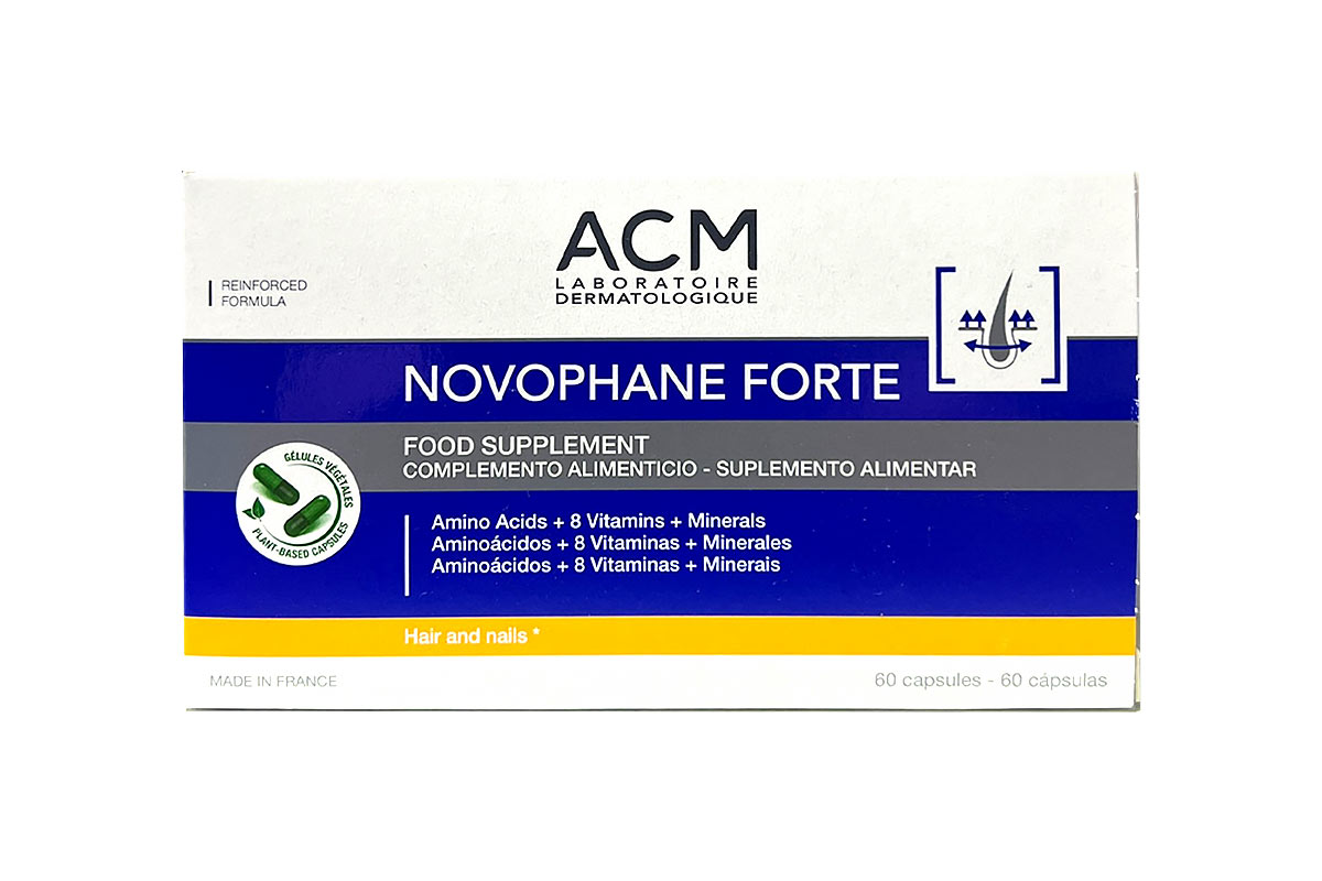 ACM NOVOPHANE FORTE HAIR AND NAILS 60 CAPSULES - Milano Pharmacy
