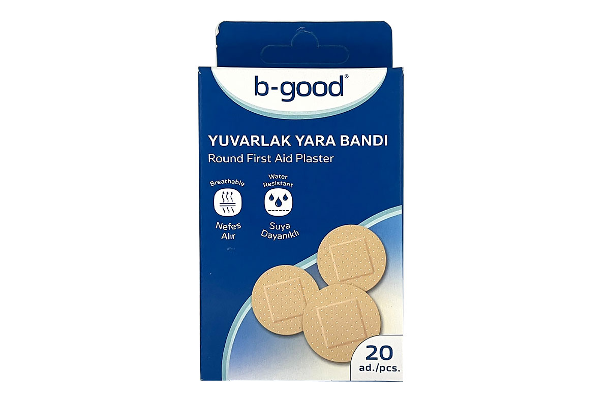 B GOOD ROUND FIRST AID STRIP 20 PCS - Milano Pharmacy