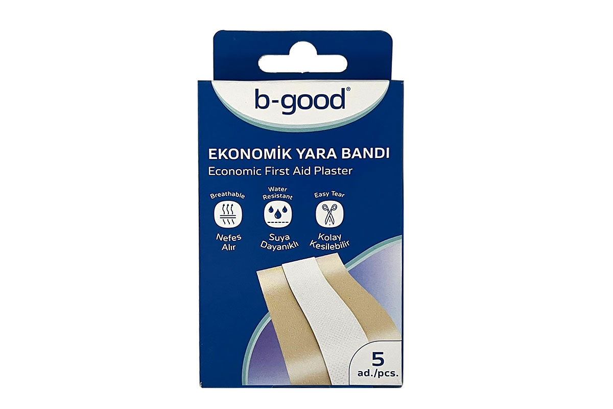 B GOOD ECONOMIC FIRST AID PLASTER 5 PCS - Milano Pharmacy