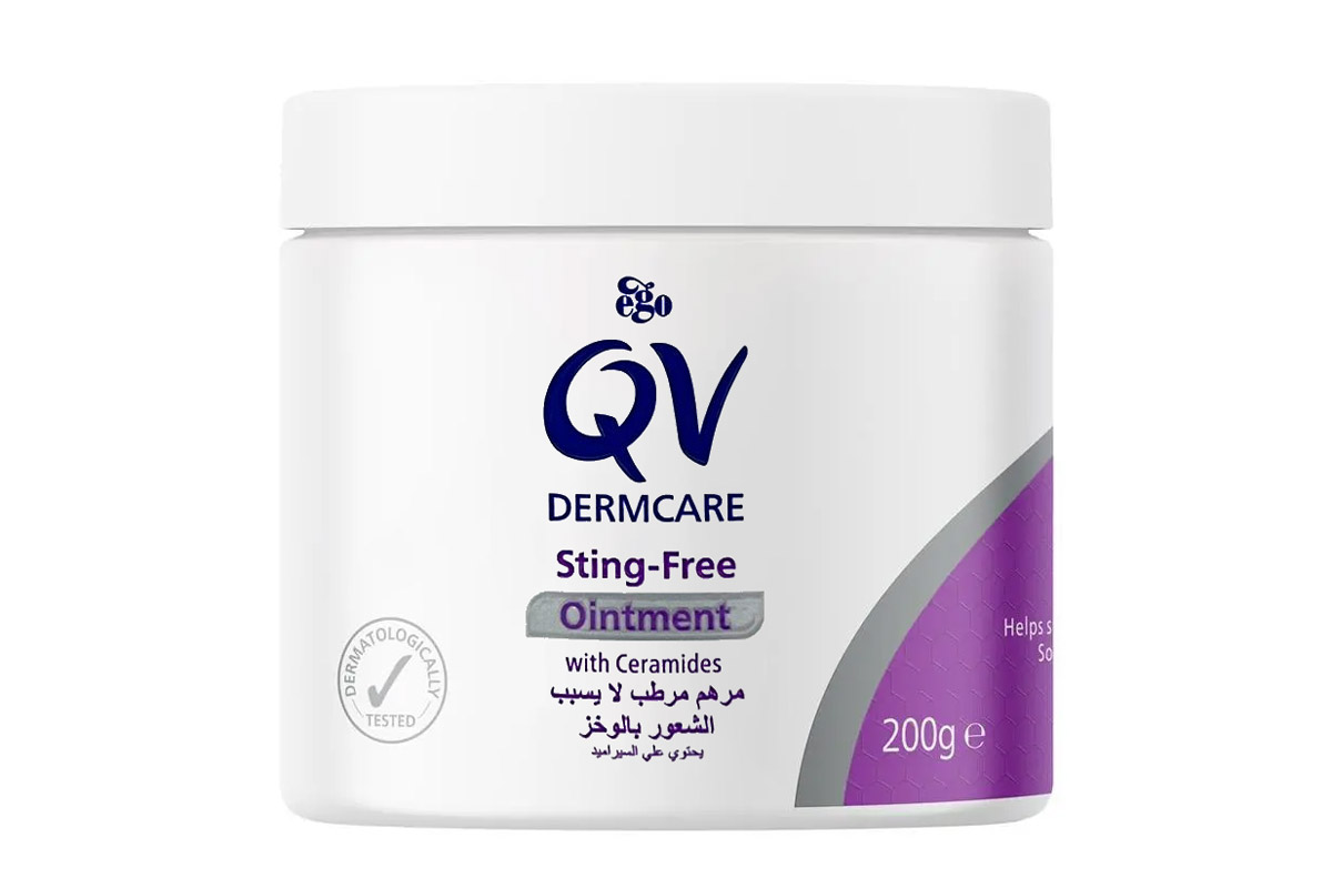 QV DERMCARE STING FREE OINTMENT WITH CERAMIDES 200 GM - Milano Pharmacy
