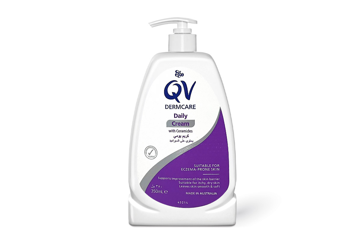 QV DERMCARE ECZEMA DAILY CREAM WITH CERAMIDES 350 ML - Milano Pharmacy