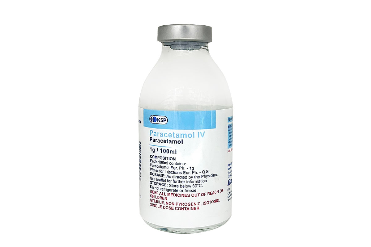 PARACETAMOL 1GM/ 100 ML IV INFUSION 100 ML - Milano Pharmacy