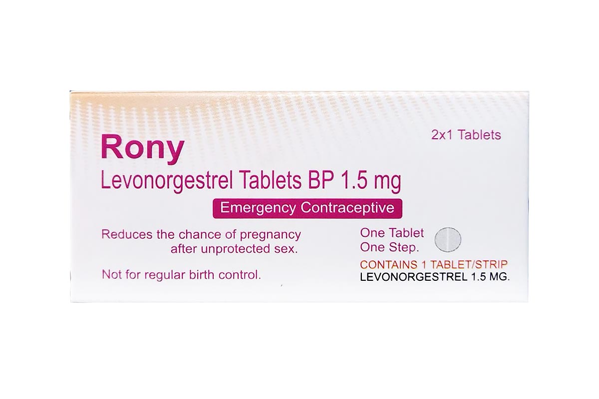 RONY LEVONORGESTREL 1.5 MG 2 TABLETS - Milano Pharmacy