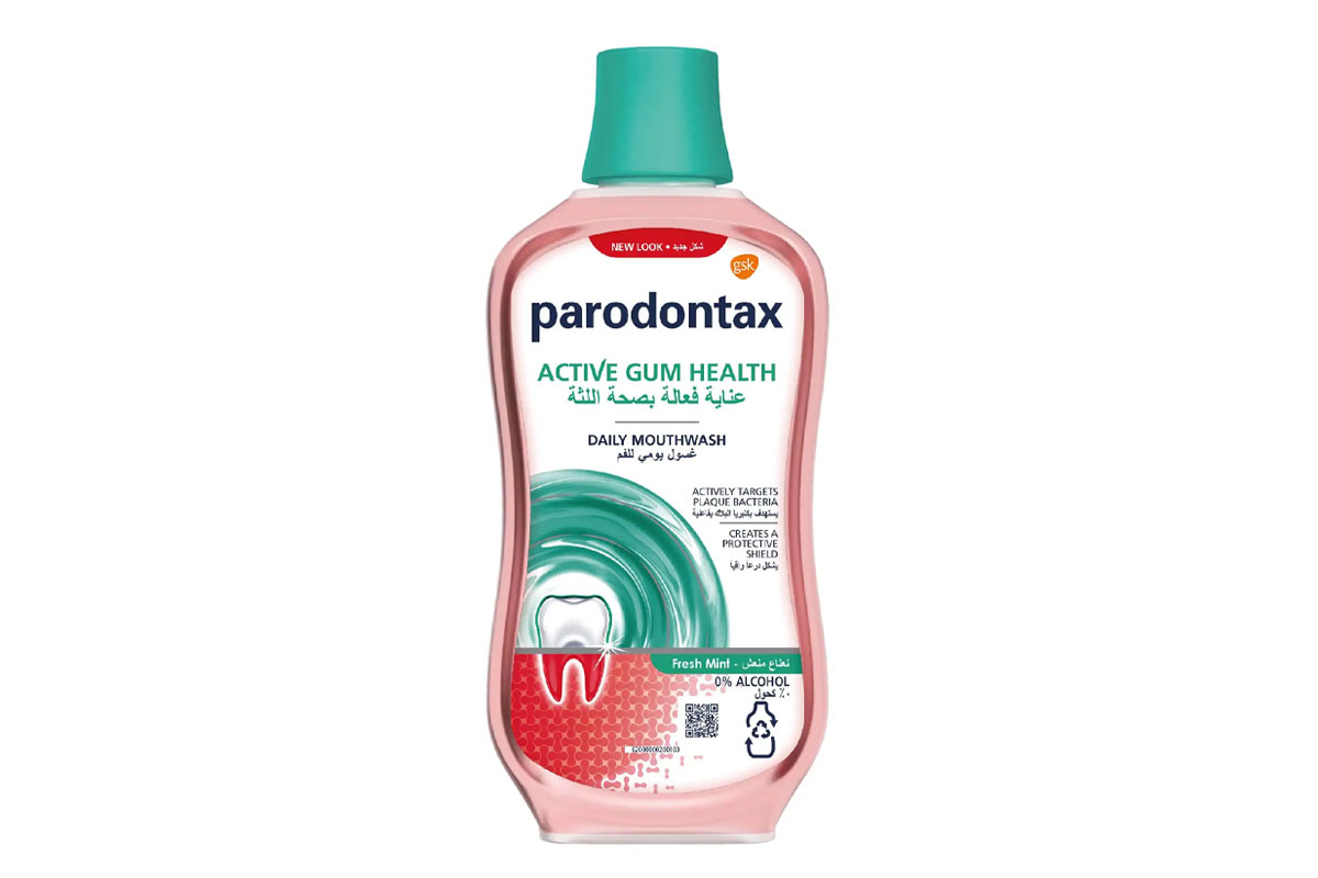 PARODONTAX DAILY GUM CARE FRESH MINT MOUTHWASH 500 ML - Milano Pharmacy